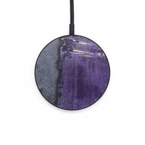 Circle Wood Resin Wireless Charger - Earl (Pure Black, 704850)