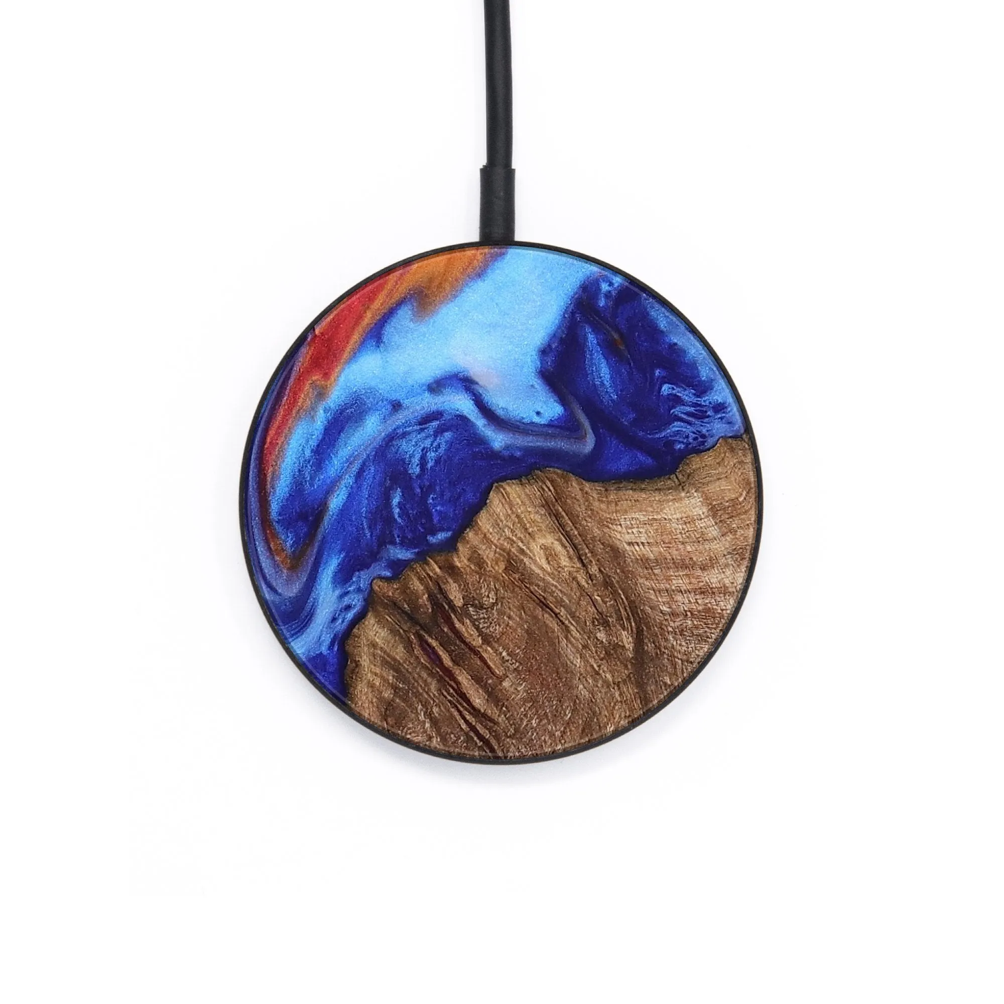 Circle Wood Wireless Charger - Carolee (Fire & Ice, 734278)