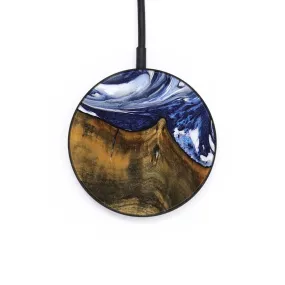 Circle Wood Wireless Charger - Meriann (Blue, 735776)