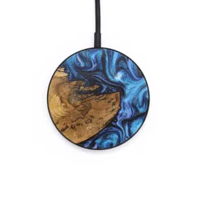 Circle Wood Wireless Charger - Todd (Blue, 726569)