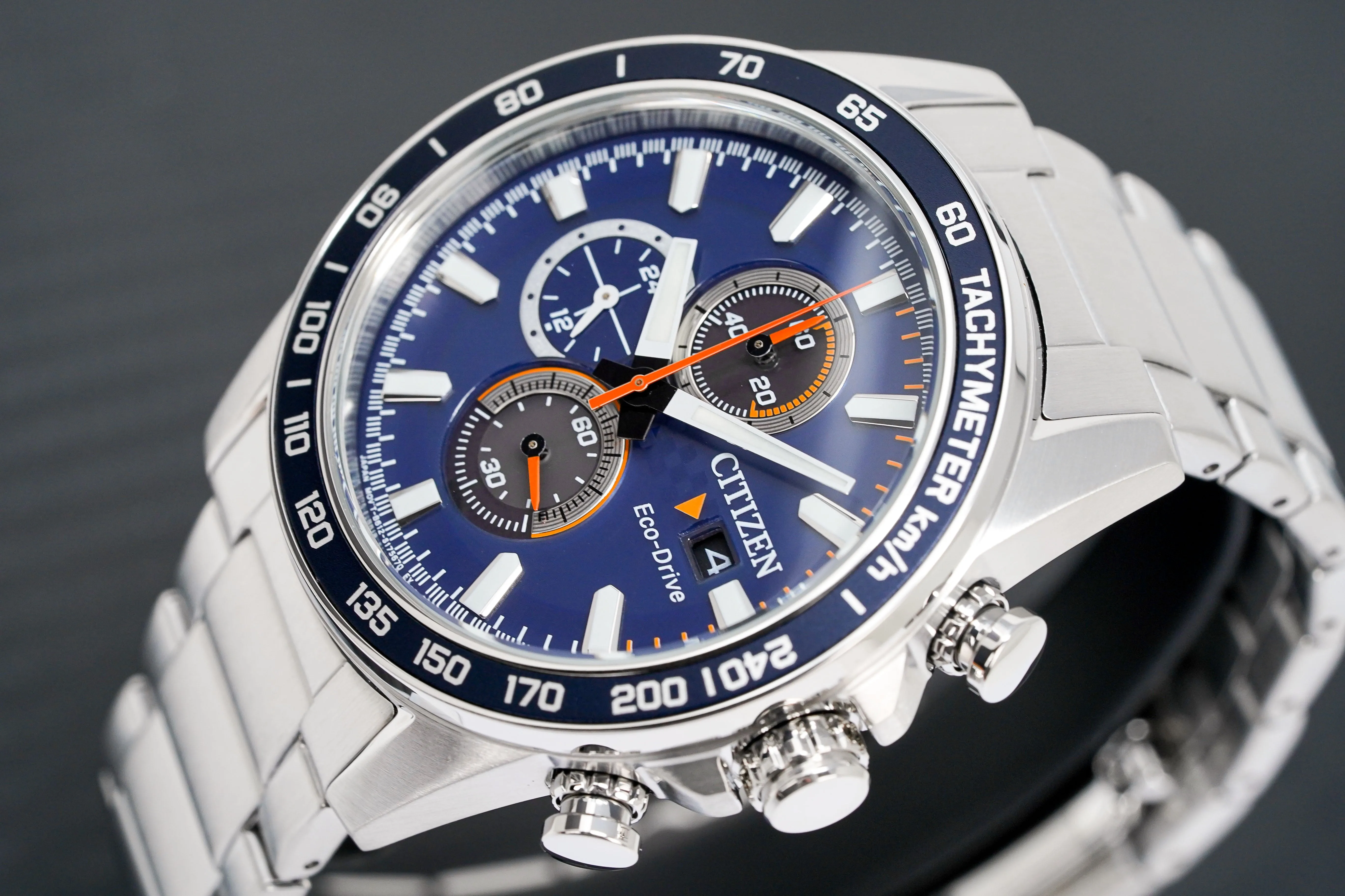 Citizen Men's Watch Eco-Drive Chrono Racing Blue CA0781-84L