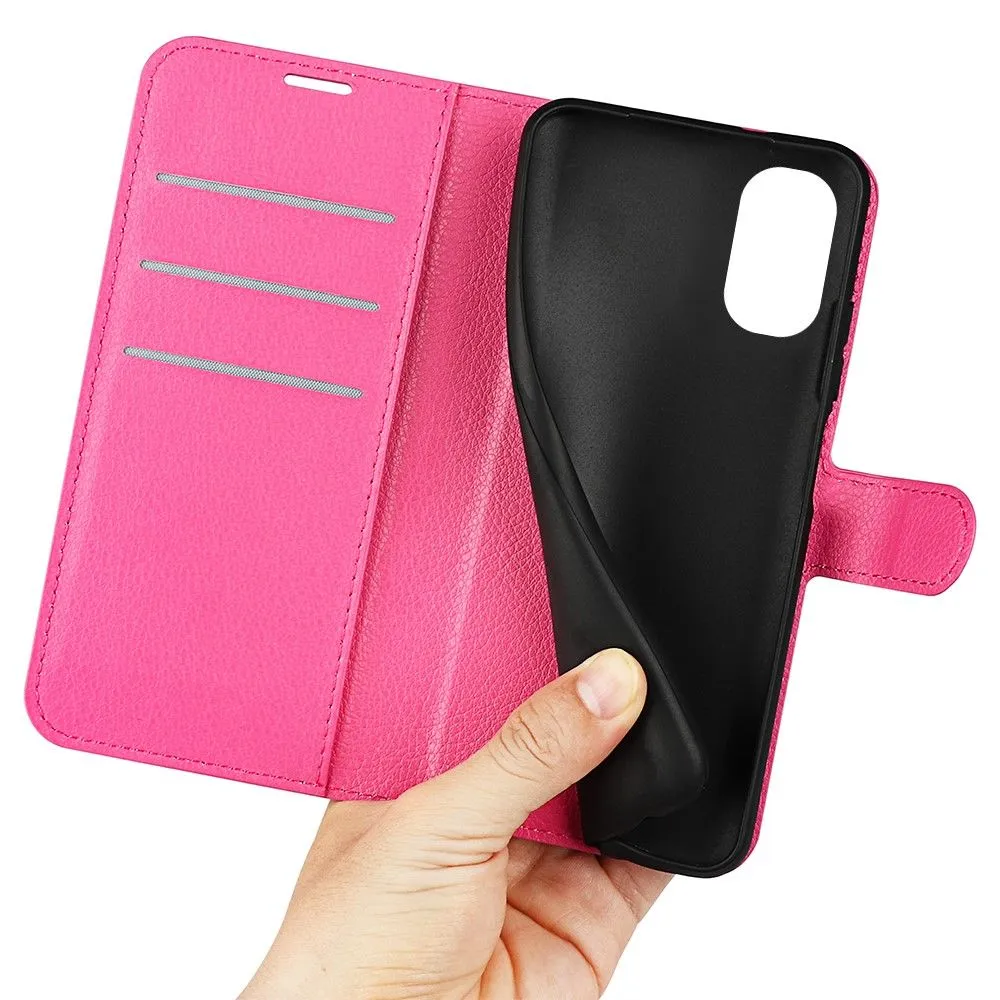 Classic Motorola Moto G51 5G flip case - Rose