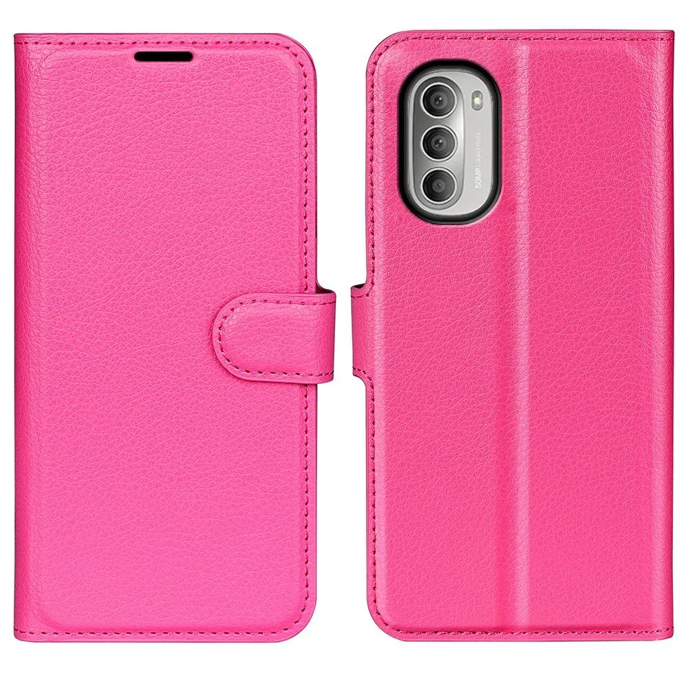 Classic Motorola Moto G51 5G flip case - Rose