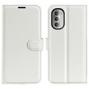 Classic Motorola Moto G51 5G flip case - White