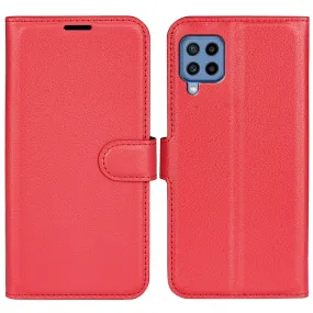 Classic Samsung Galaxy M22 flip case - Red