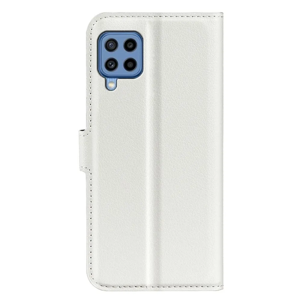 Classic Samsung Galaxy M22 flip case - White