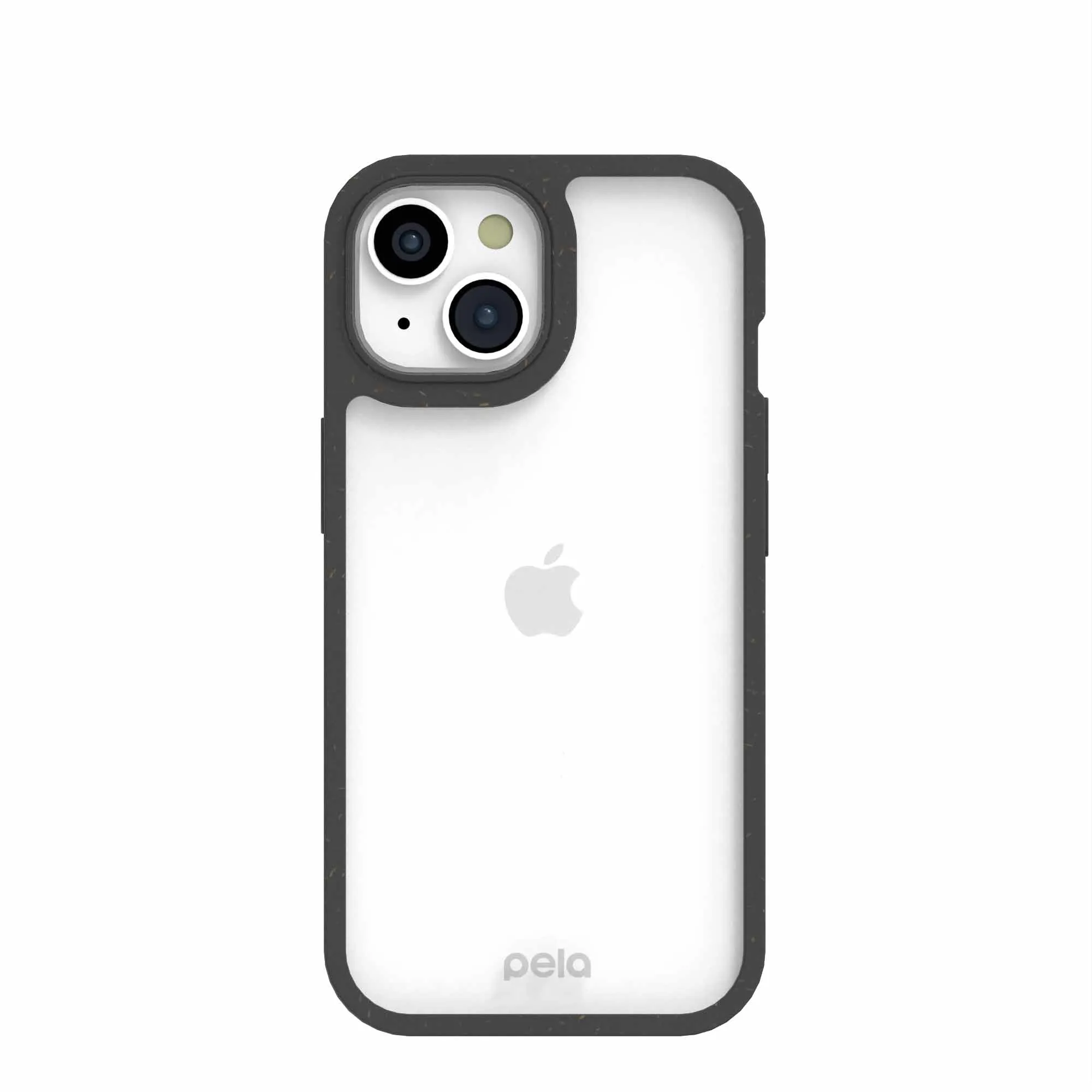 Clear iPhone 15 Case with Black Ridge