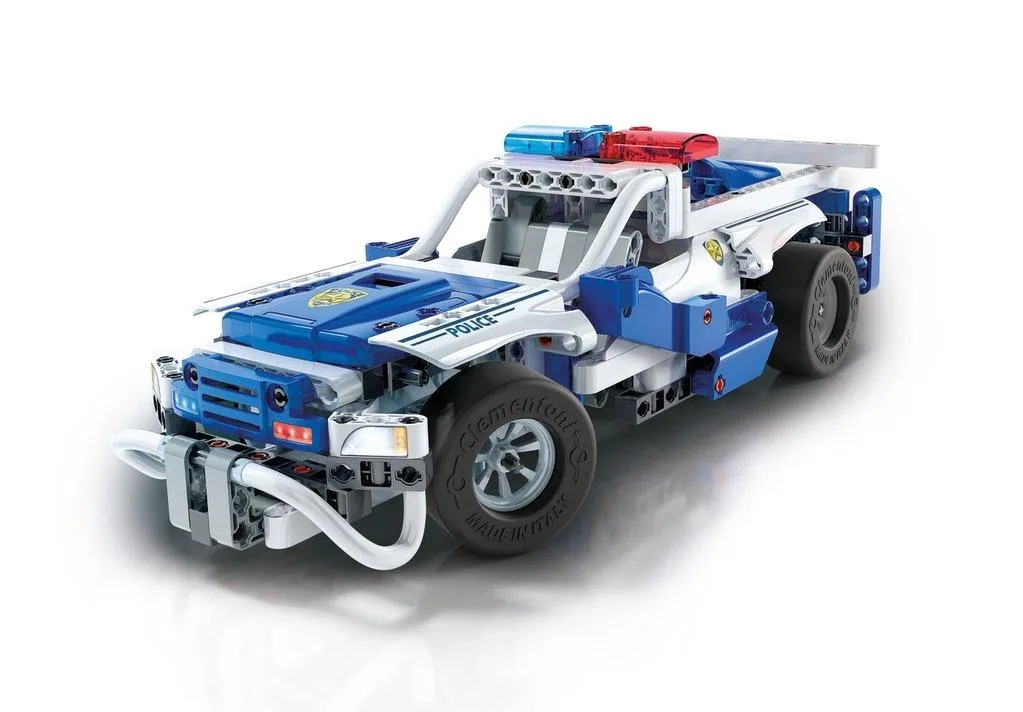 Clementoni - Mechanics Lab Remote Controlled Police Car