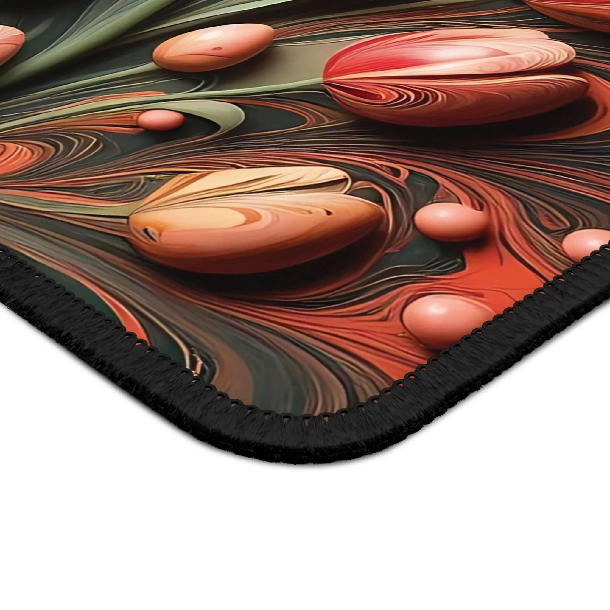 Colorful traditional marbling art Gaming Mouse Pad