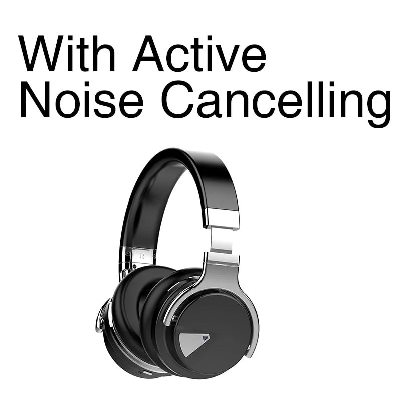 cowin E-7 bluetooth headphones wireless headset anc active noise cancelling headphone earphone over ear stereo deep bass casque