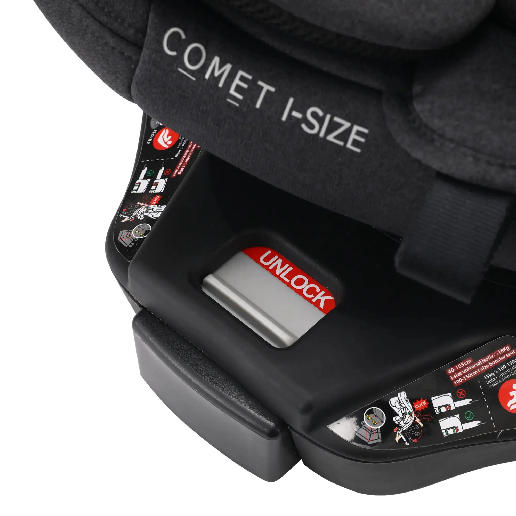 Cozy N Safe Comet i-Size Rotate Car Seat - Graphite