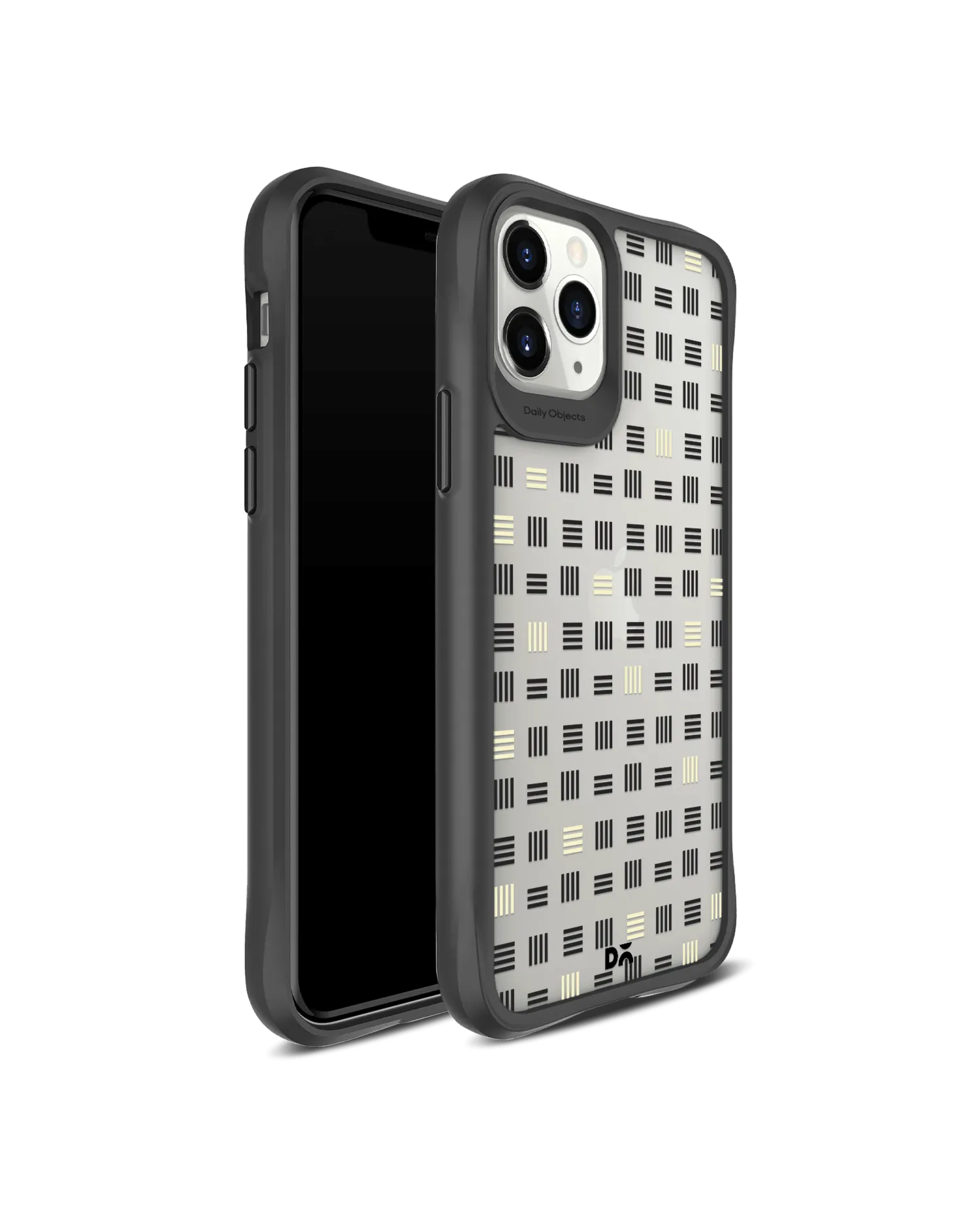 DailyObjects Tally Black Hybrid Clear Case Cover For iPhone 11 Pro