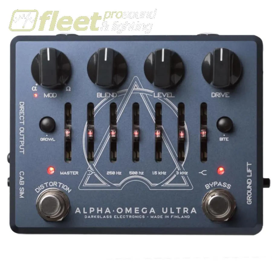 DarkGlass ALPHA-OMEGA ULTRA Cabinet Emulation Preamp