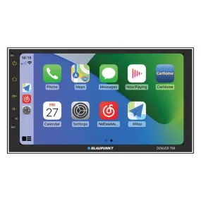 DENVER 799WL 7-In. Double-DIN Digital Media Receiver with Bluetooth(R), Apple CarPlay(R), and Android Auto