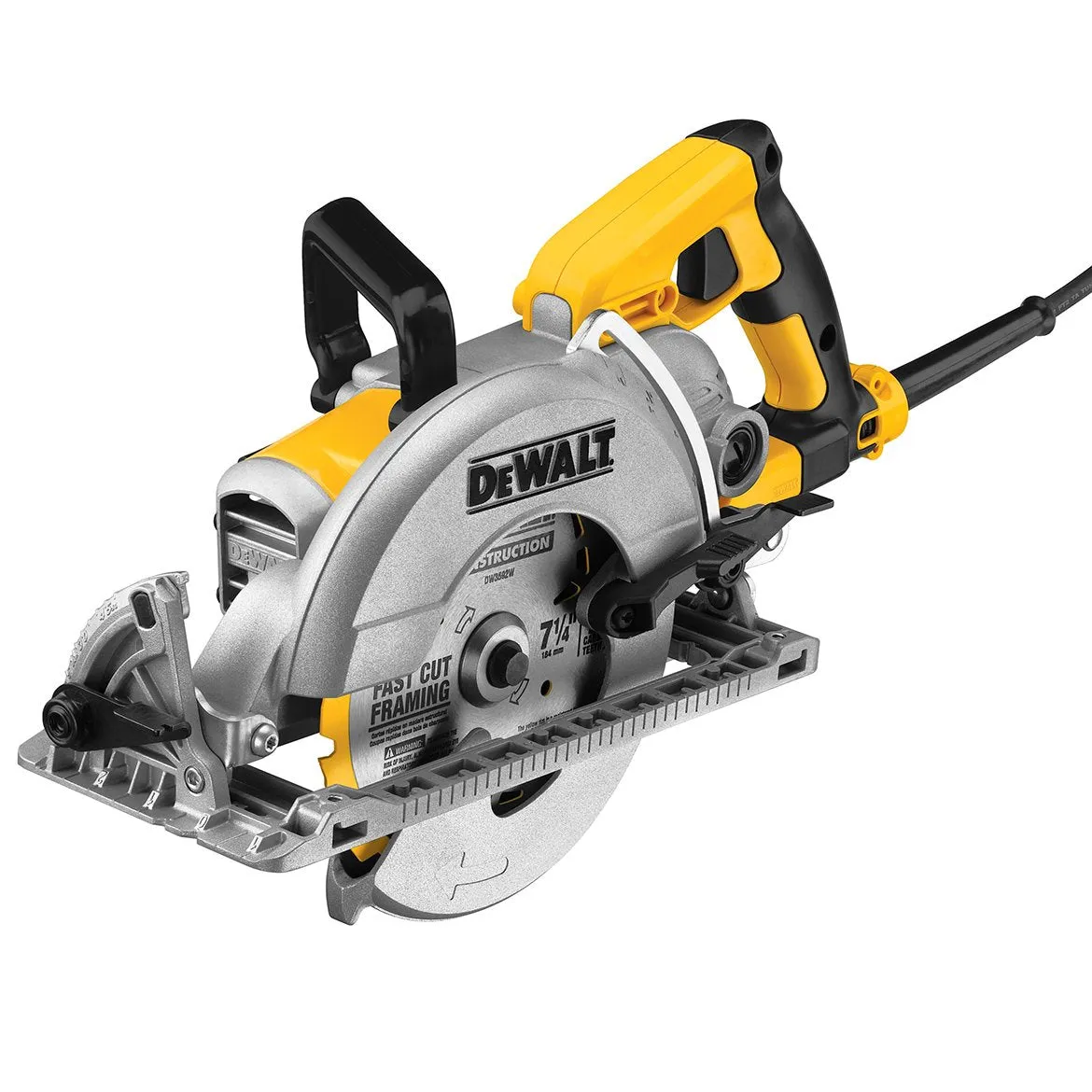 DeWALT DWS535B 7-1/4-Inch Electric Worm Drive Circular Saw w/ Electric Brake