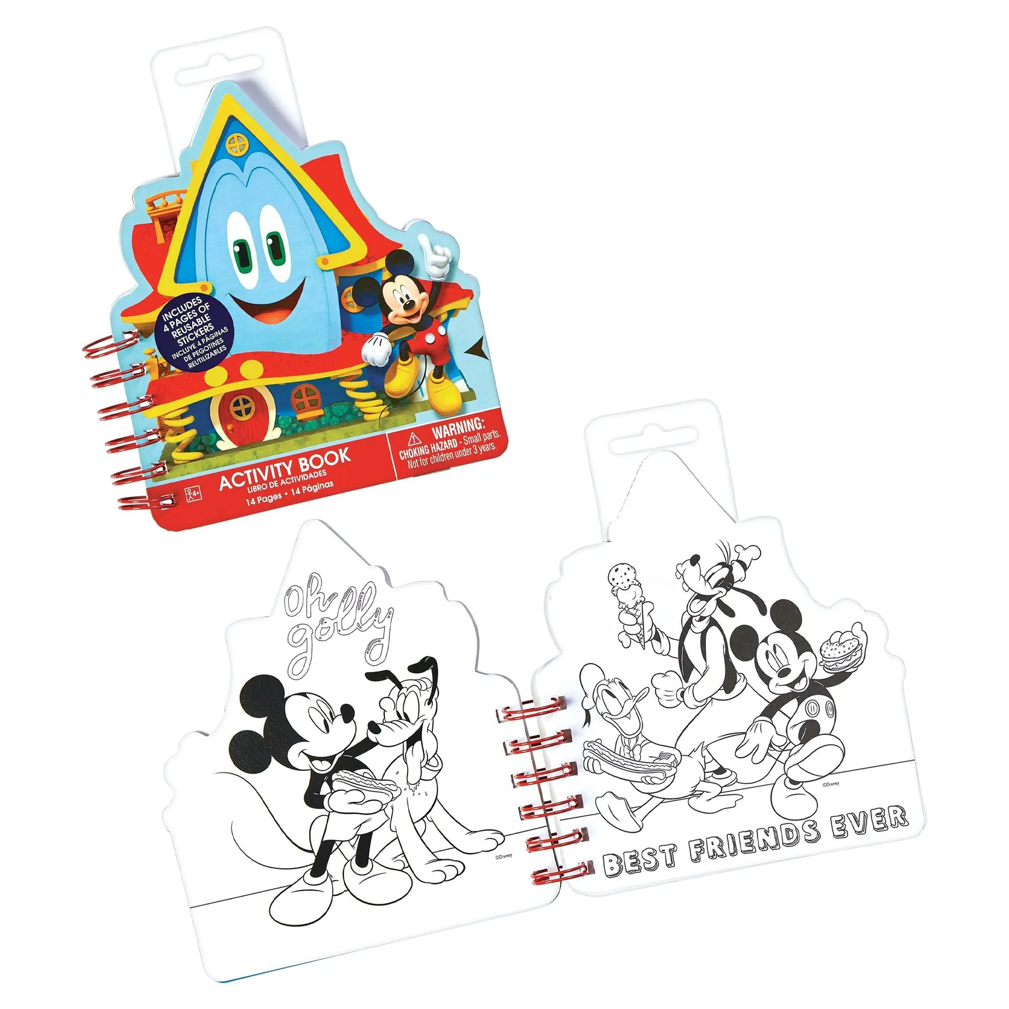 Disney Mickey Mouse Sticker Activity Book, 6 x 5 Inches, 1 Count