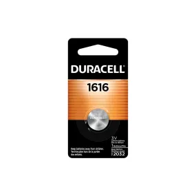 DL1616BPK Duracell, DL1616, Coin Battery, 3.1 V, Lithium, 1PK