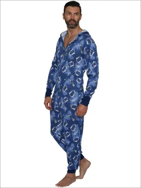 Doctor Who Hooded Galaxy Sonic Screwdriver Lounger Union Suit Onesie Pajama