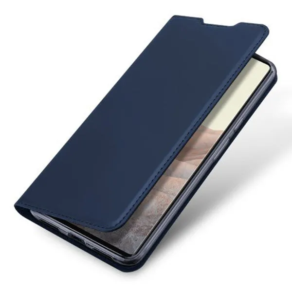 DUX DUCIS Skin Pro Faux Leather Wallet Flip Case forGoogle Pixel 6 - Blue