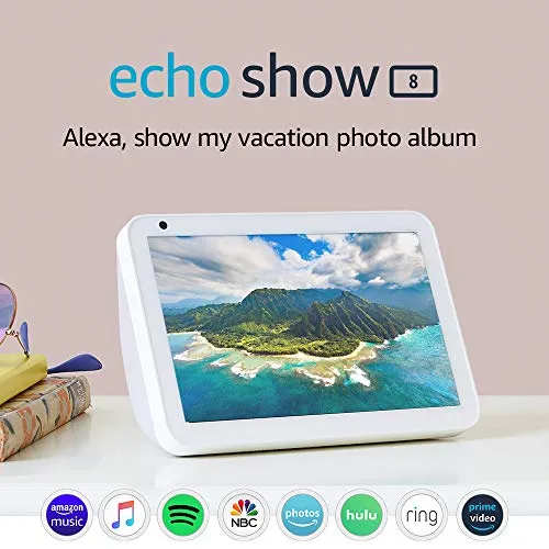 Echo Show 8 HD Smart Display with Alexa for Video Calling