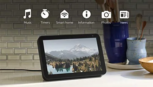 Echo Show 8 HD Smart Display with Alexa for Video Calling