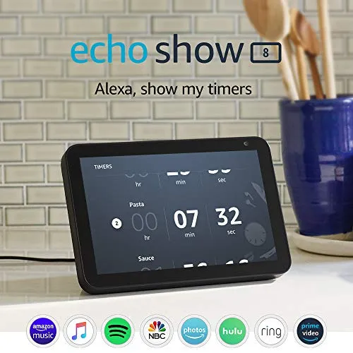 Echo Show 8 HD Smart Display with Alexa for Video Calling