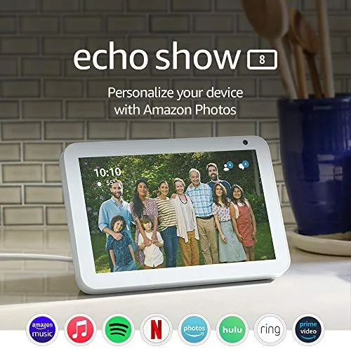 Echo Show 8 HD Smart Display with Alexa for Video Calling