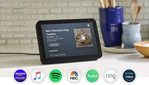 Echo Show 8 HD Smart Display with Alexa for Video Calling