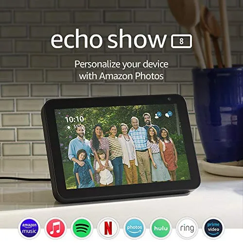 Echo Show 8 HD Smart Display with Alexa for Video Calling