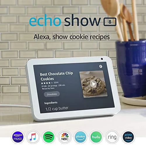 Echo Show 8 HD Smart Display with Alexa for Video Calling