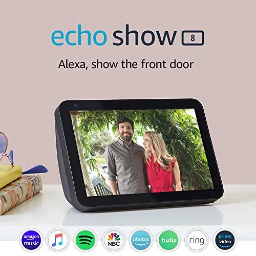 Echo Show 8 HD Smart Display with Alexa for Video Calling