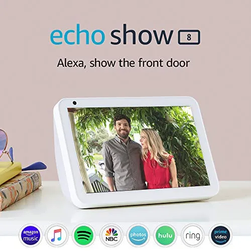 Echo Show 8 HD Smart Display with Alexa for Video Calling