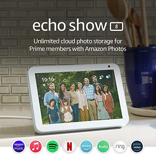 Echo Show 8 HD Smart Display with Alexa for Video Calling