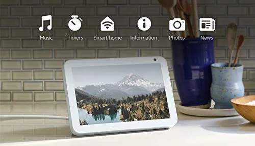 Echo Show 8 HD Smart Display with Alexa for Video Calling