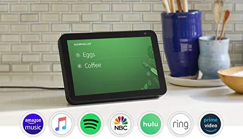 Echo Show 8 HD Smart Display with Alexa for Video Calling