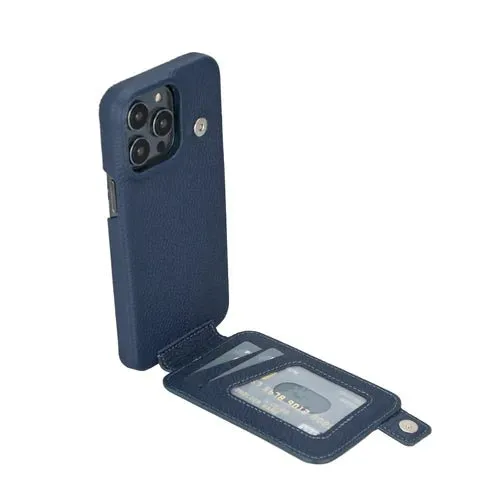 Edmonds iPhone 14 Pro Max Wallet Case, Monaco Blue