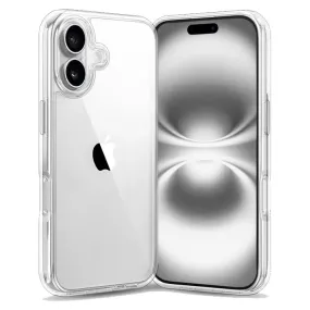 Entronix Apple iPhone 16 Crystal Clear Case - Sturdy