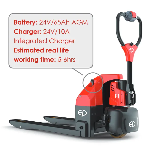 EP Equipment F1 - 1500kg AGM Battery Electric Pallet Truck