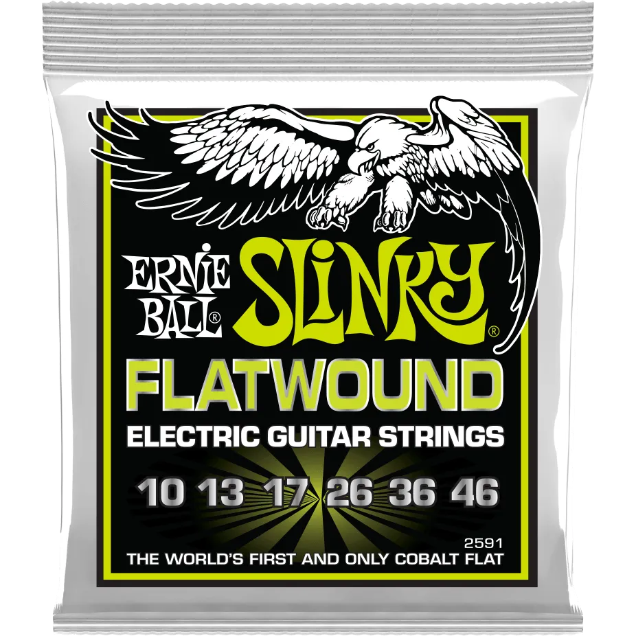 Ernie Ball Super Slinky Flatwound Electric Guitar Strings