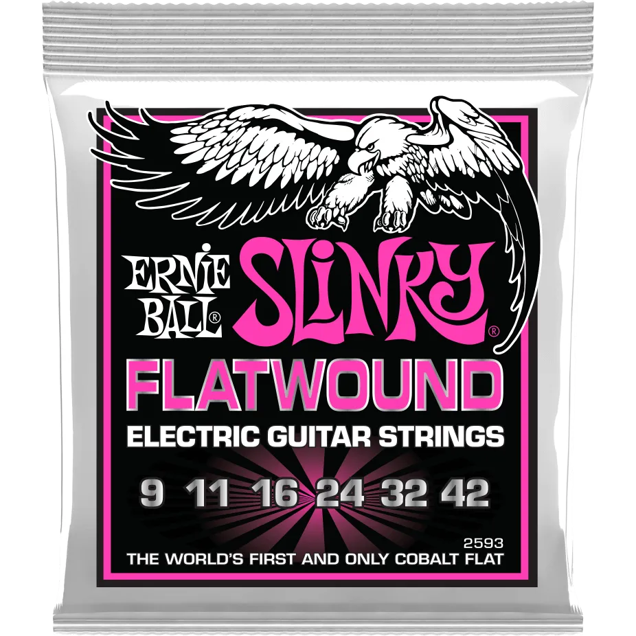 Ernie Ball Super Slinky Flatwound Electric Guitar Strings