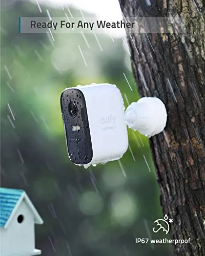 eufy Security, eufyCam 2C Wireless Home Security Camera System, 180-Day Battery Life, HD 1080p, IP67 Weatherproof, Night Vision, Compatible with Amazon Alexa, 3-Cam Kit, No Monthly Fee