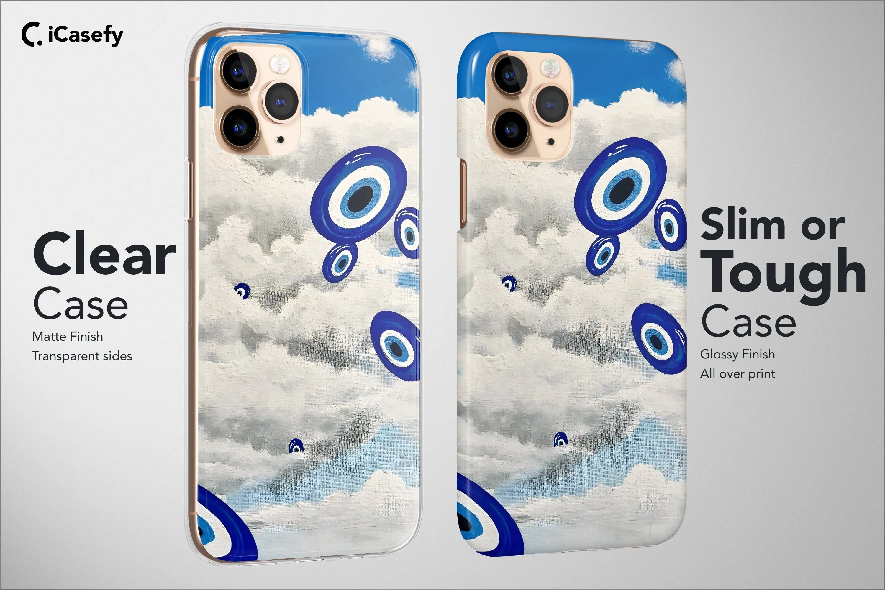 Evil Eye Phone Case Luck All Seeing Eye Collage Cover