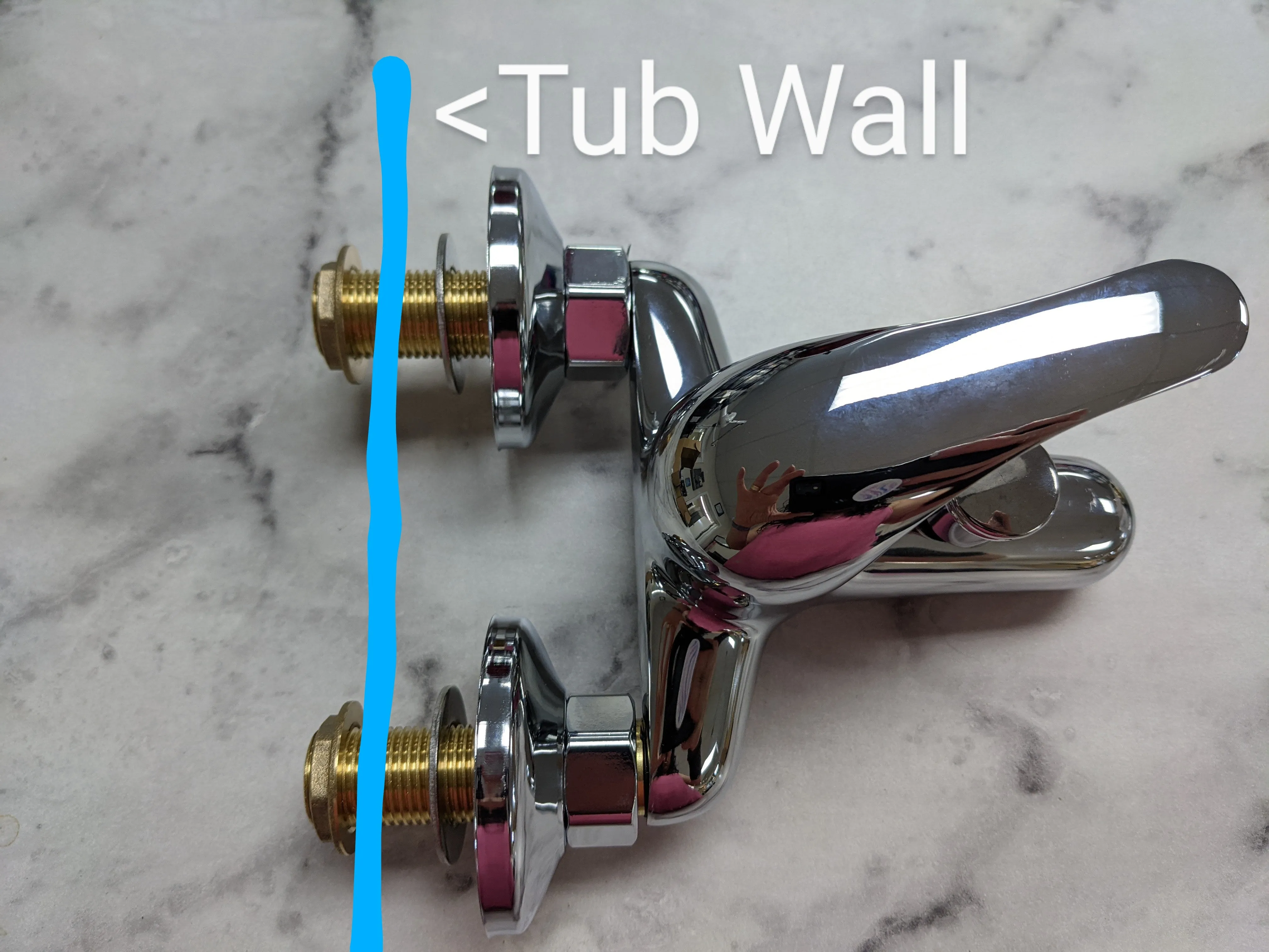 Faucet KIT for Acrylic tubs and Classic Stainless tubs