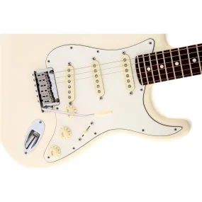 Fender Jeff Beck Stratocaster® Electric Guitar, Olympic White, Rosewood Fretboard