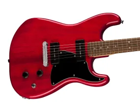 Fender Squier Paranormal Strat-O-Sonic -Crimson Red Transparent