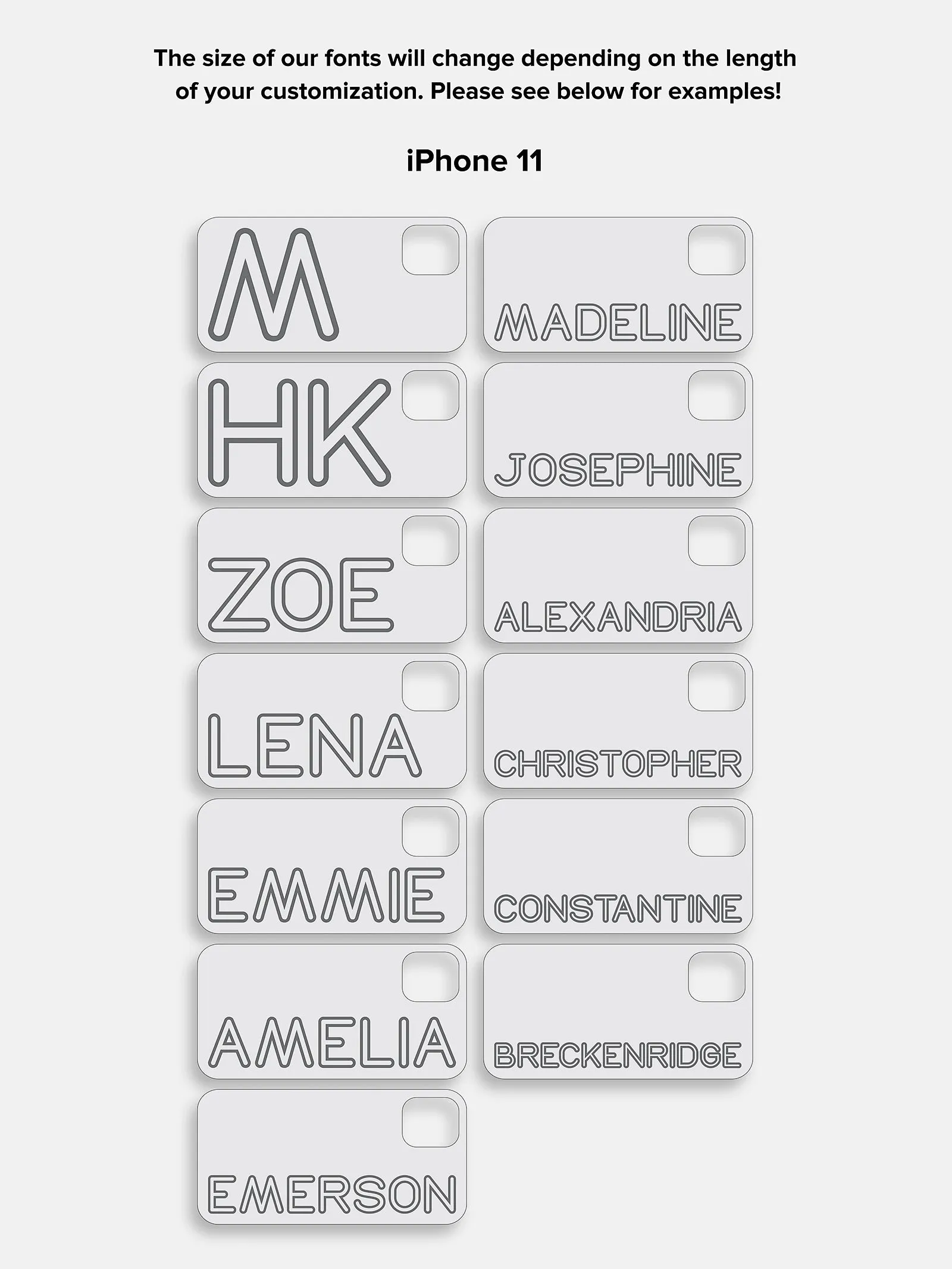 Fine Line Custom iPhone Case - Blush/White