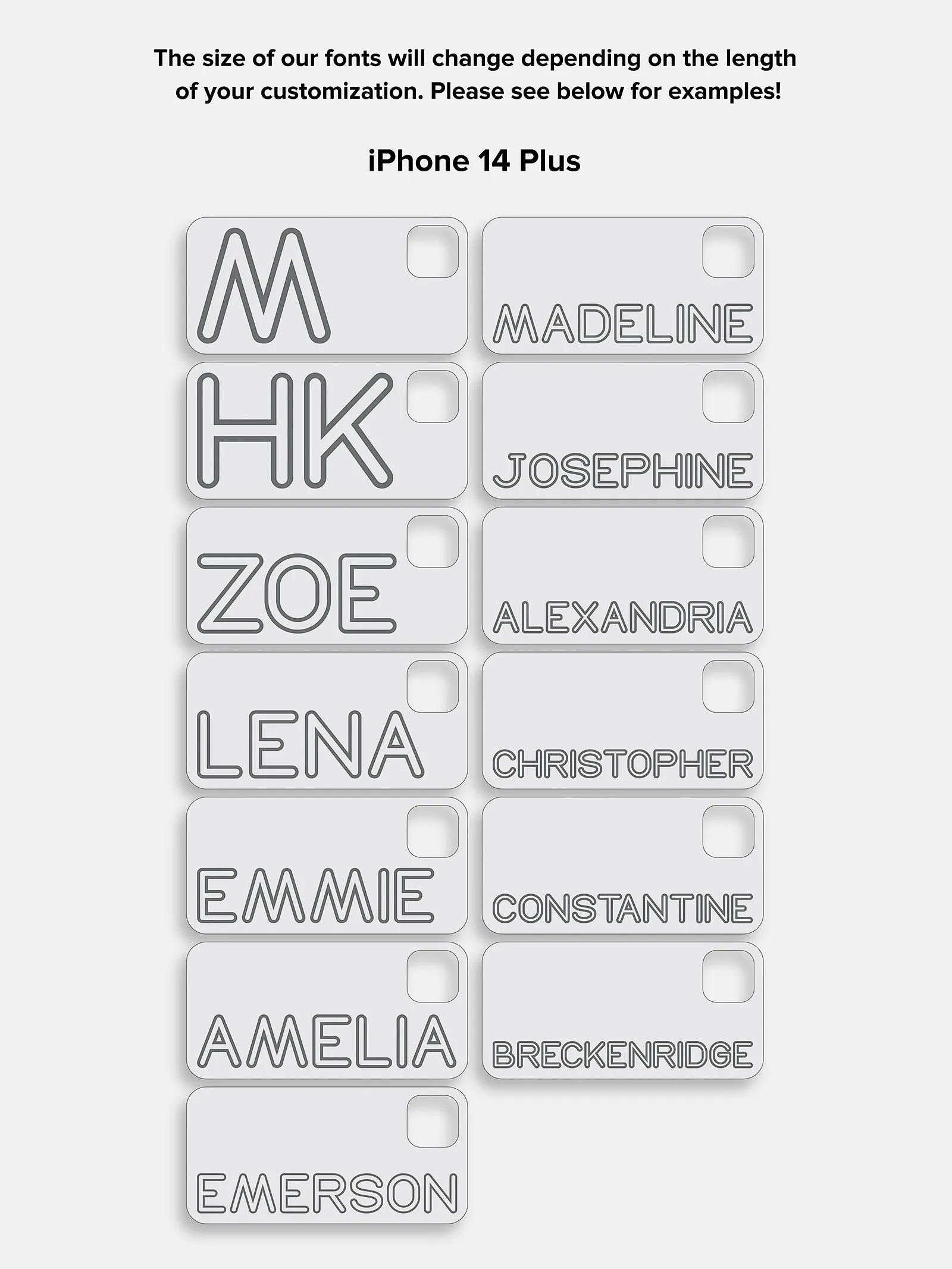 Fine Line Custom iPhone Case - Blush/White