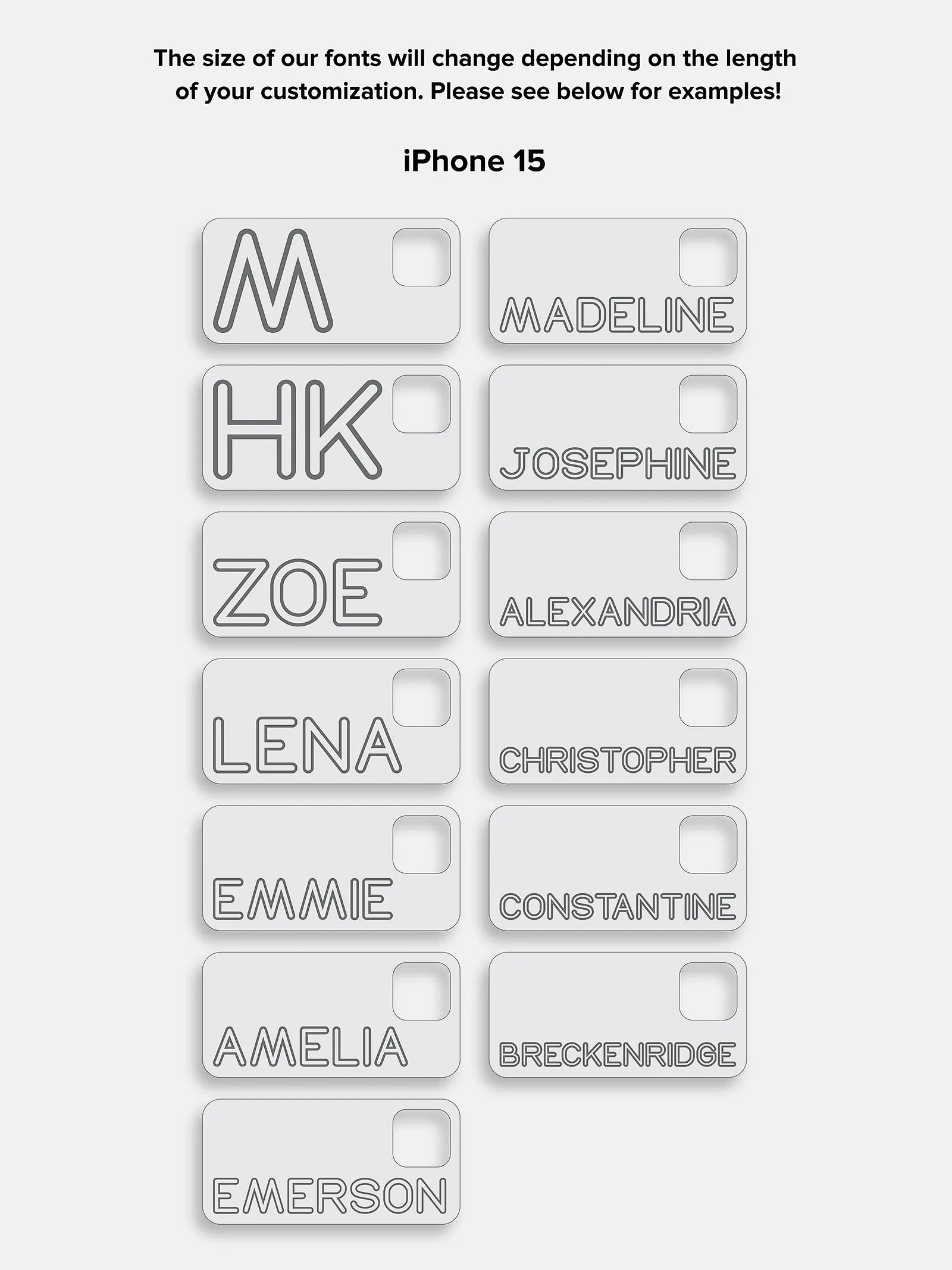 Fine Line Custom iPhone Case - Blush/White