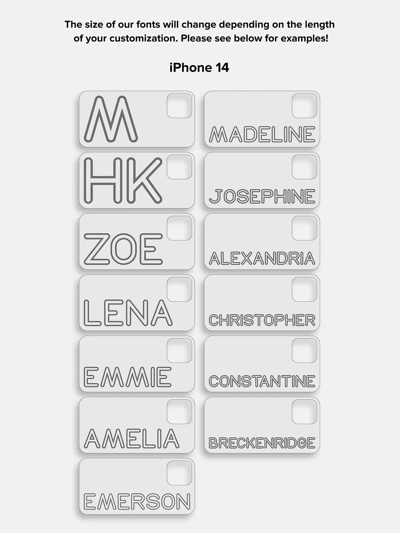 Fine Line Custom IPhone Case - Gray