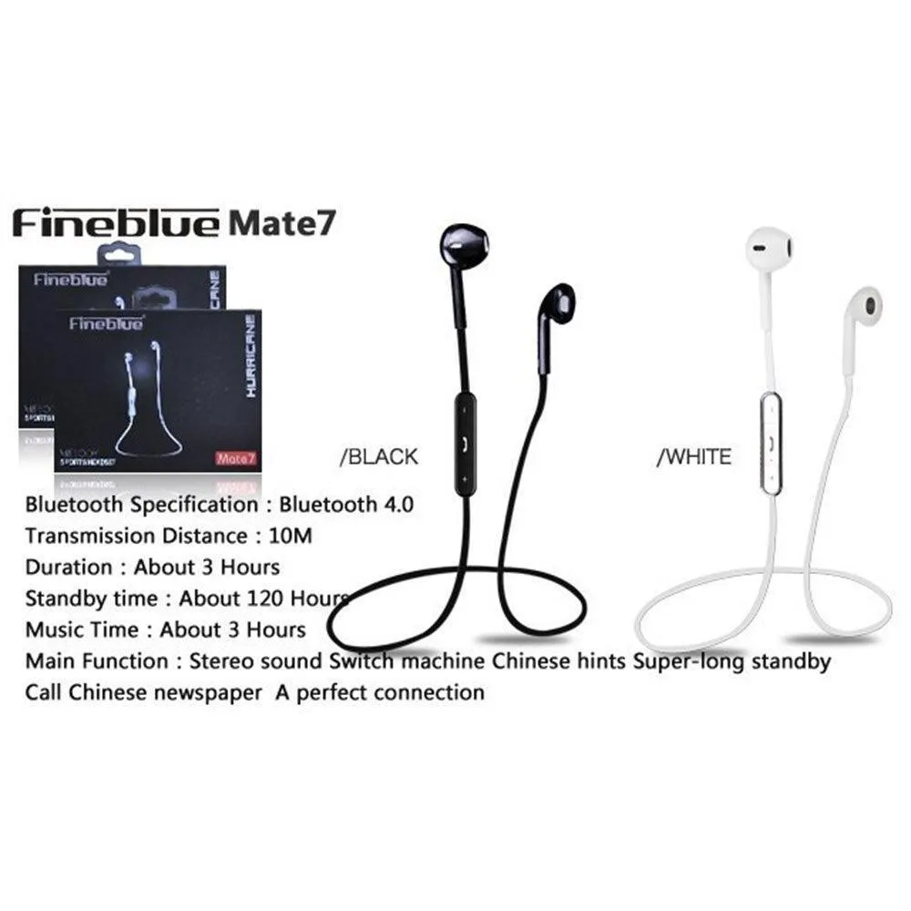 Fineblue Mate7 Wireless Bluetooth Earphone